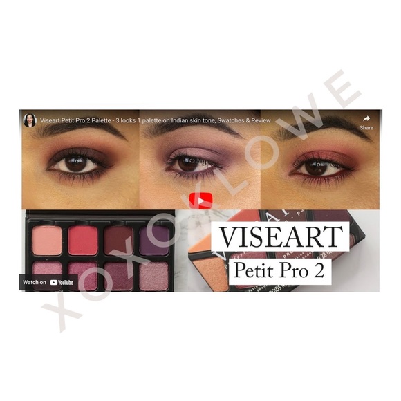 Viseart Paris Petit Pro Duex Eyeshadow Palette NIB - Picture 8 of 11